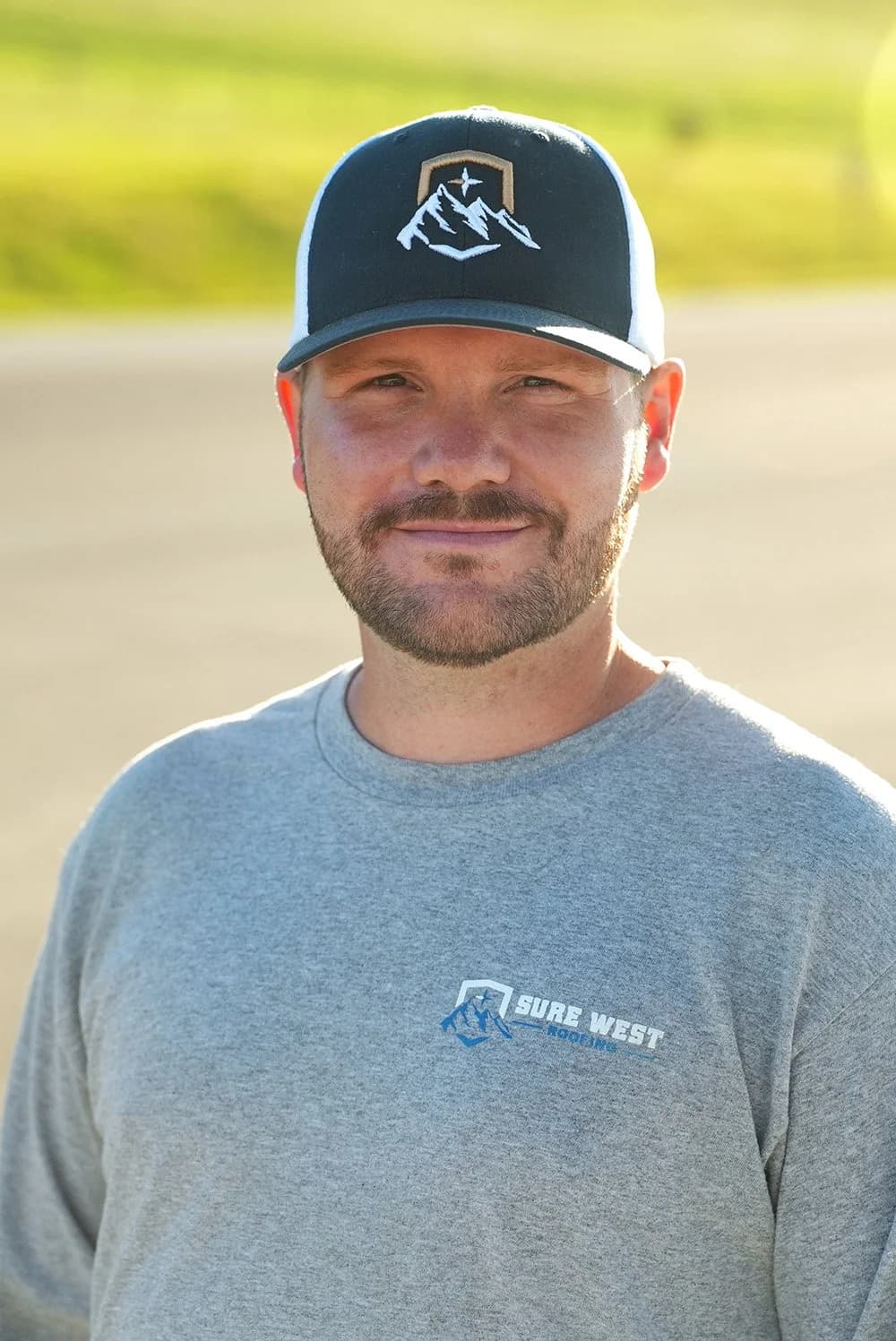 Jaron, Sure West Roofing crew member in Cochrane, Alberta