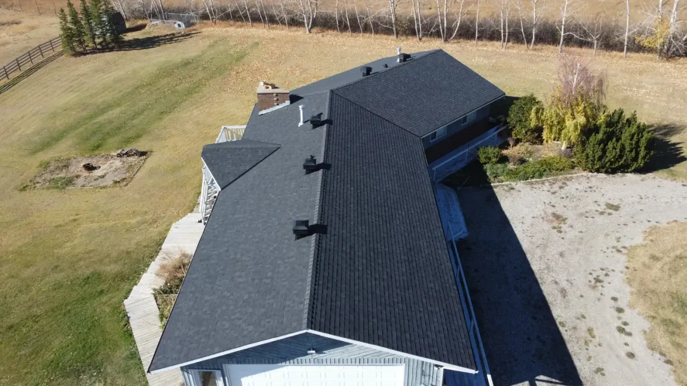 Annual roof maintenance tune-up in Cochrane Alberta
