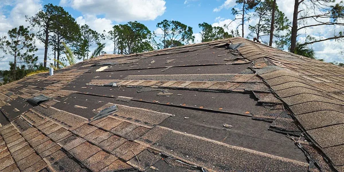 Post-storm hail damage inspection close-up in Cochrane