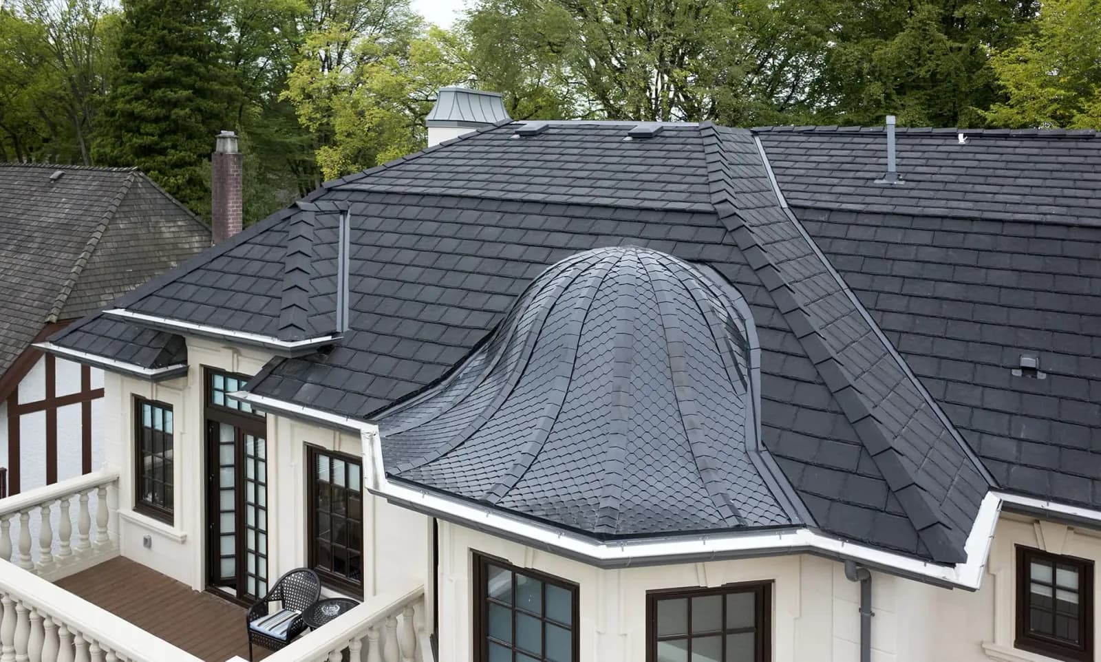 Euroshield rubber roofing shingle, premium top-tier option by Sure West Roofing