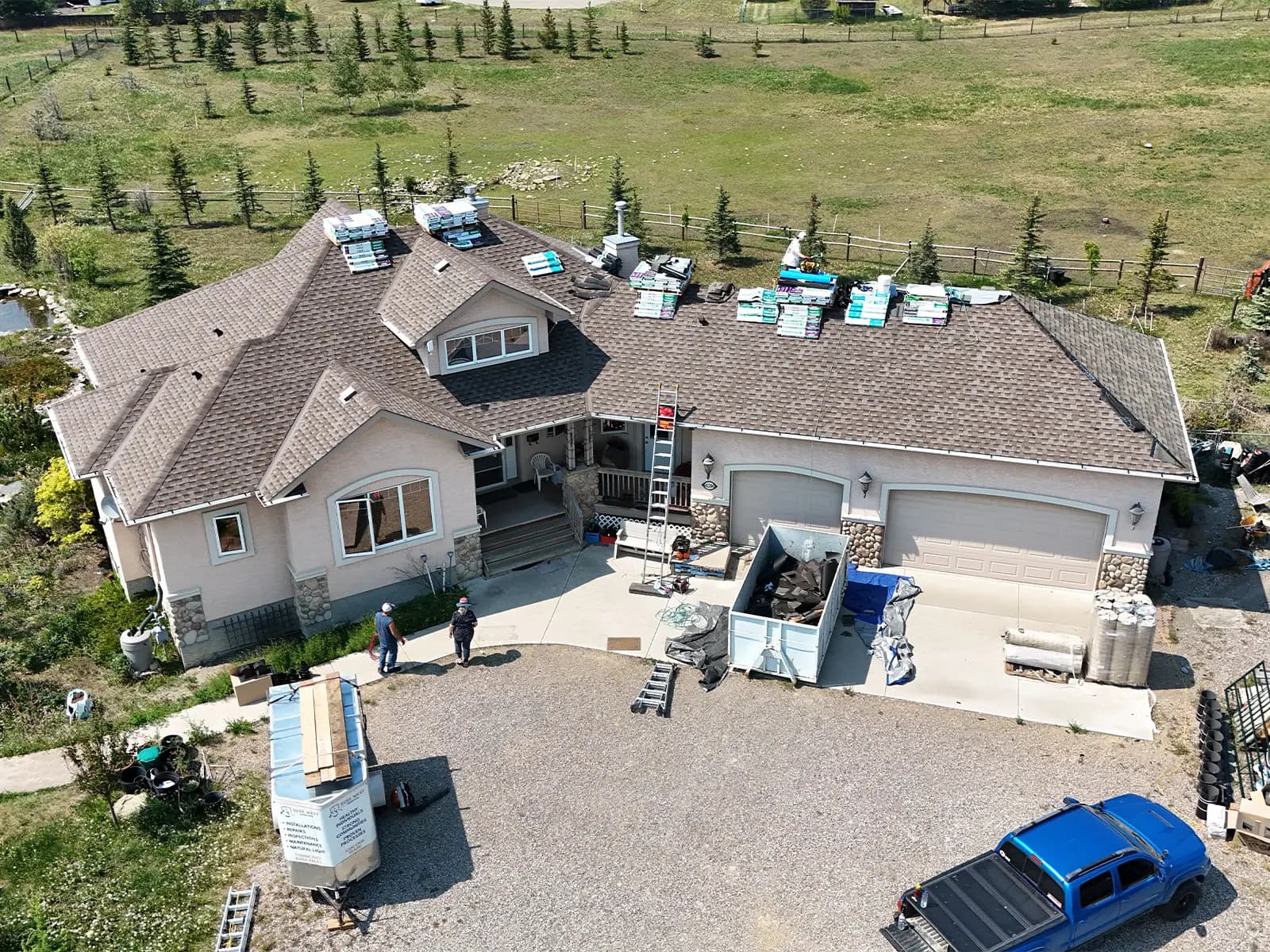 Class 4 impact-rated shingle installation after hail damage