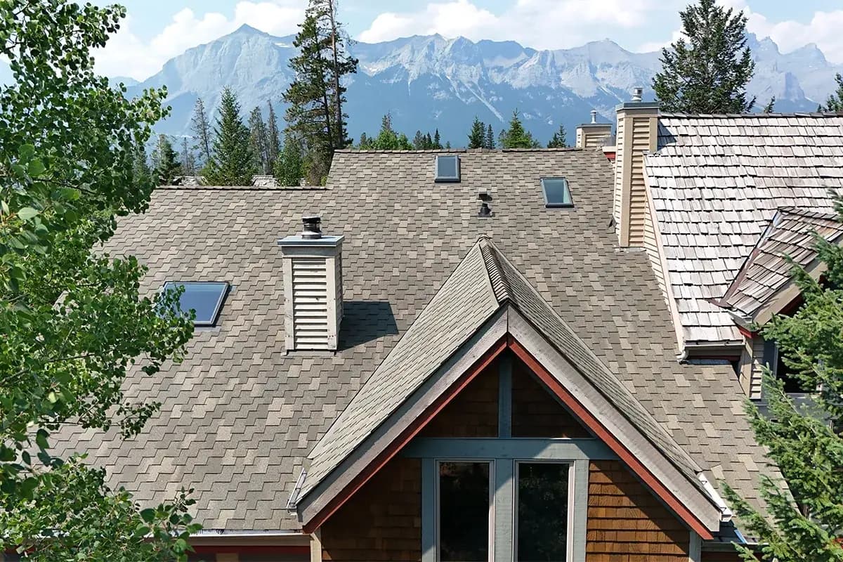 Skylight installation in Cochrane Alberta by Sure West Roofing